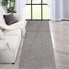 Washable Area Rugs, Modern Woven Office Floor Carpet Contemporary Rug, Living Room Rug, Soft Surface, Durable Edge, Non-Slip Backing - 2 of 4
