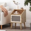 VYNXARIA End table,built-in hutch, and convenient storage space - 2 of 4