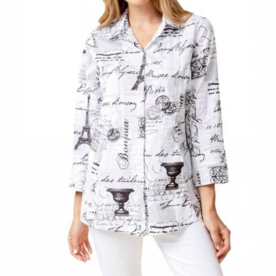 Women's Wo's Parisian Hidden Placket Shirt - habitat
