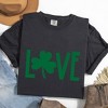 Simply Sage Market Women's Love Clover Short Sleeve Garment Dyed Tee - 3 of 4