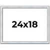 PosterPalooza | Classic Silver Picture Frame - UV Acrylic, Backing Board, Hanging Hardware Included - 2 of 4