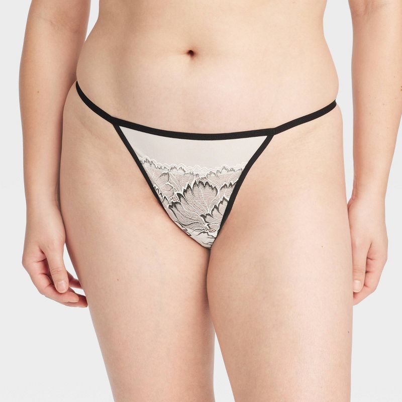 Women's Lace and Mesh String Thong - Auden™, 5 of 8