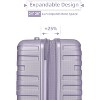 KTMBDW 6 Piece Luggage Set Carry on Suitcase with ABS hardshell, Spinner Wheels & YKK Zipper TSA Lock, Expandable - 2 of 4