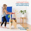ECR4Kids Bentwood Stackable Stools, 6-Piece - 3 of 4