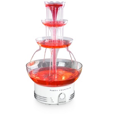 Nostalgia Retro 3-Tier Lighted Party Fountain