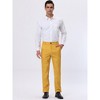 INSPIRE CHIC Men's Straight Fit Color Block Office Work Striped Trousers - 3 of 4