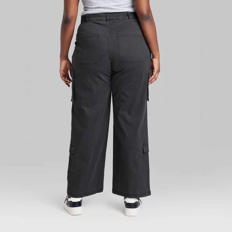 Women's High-Rise Cargo Utility Pants - Wild Fable™, 4 of 11