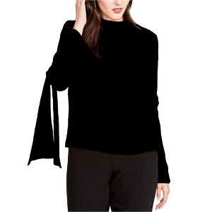 Rachel Roy Womens Tie Sleeves Knit Blouse - 1 of 1