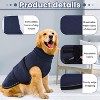 Dog Anxiety Calming Hoodie, Breathable Dog Jacket Vest for Thunderstorms, Separation, Fireworks, Vet Visits, Noise Block & Ear Protection Recovery - 3 of 4