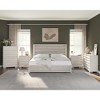 AMERLIFE 5 Pieces Farmhouse Bedroom Sets, Bed Frame, 54" W 6 Drawer Dresser, 47'' H 5 Drawer Dresser, Nightstand Set of 2 - 2 of 4