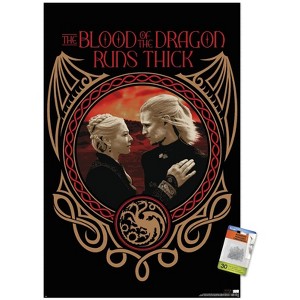 Trends International House of the Dragon: Season 2 - Blood Runs Thick Unframed Wall Poster Prints - 1 of 4