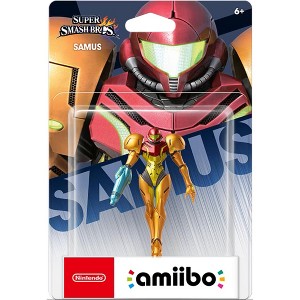 Samus amiibo – Super Smash Bros Fighter – Works with Switch, Wii U, 3DS – Collectible Figure - 1 of 3