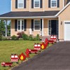 Big Dot of Happiness Fired Up Fire Truck - Lawn Decorations - Outdoor Firefighter Firetruck Baby Shower or Birthday Party Yard Decorations - 10 Piece - 3 of 4