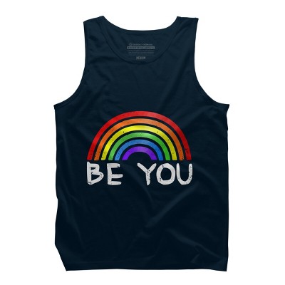 Adult Design By Humans Be You Rainbow Pride By Chos Tank Top