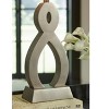 Signature Design by Ashley Donancy Contemporary 29.25" Polyresin Table Lamp, Set of 2, Champagne Goldtone Finish - 4 of 4