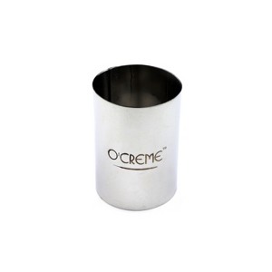 O'Creme Cake Ring, Stainless Steel, Round, 2" dia x 3" High - 1 of 3