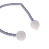 Unique Bargains Buckle Faux Pearl Curtain Tie Polyester ABS 2 Pcs - 3 of 4