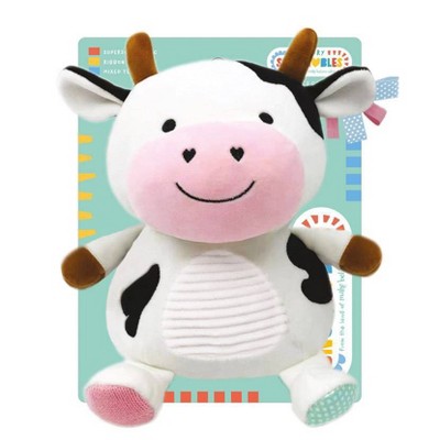 Make Believe Ideas New Weighted Plush Baby Learning Toy - Cow