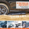 VEVOR 10 TON Traction Boards with PP Material, Recovery Boards for Off-road Vehicles/Cars/Pickups/SUVs/RVs, Pair Tire Traction Mats on Snow, Black - 4 of 4
