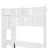 KIGFTSOD Wall Murphy Bed with Desk, Top Cabinet and Storage Shelves, Space Saving Foldable Bed - 3 of 4