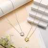HTUTWOO Clover Pendant Necklace for Women 18K Gold Plated Four Leaf Clover Necklaces Lucky Simple Jewelry Gifts for Women - 4 of 4