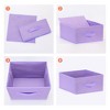REGALWOVEN Collapsible Fabric Storage Bin with Handle for Organizing Clothes Books - 3 of 4