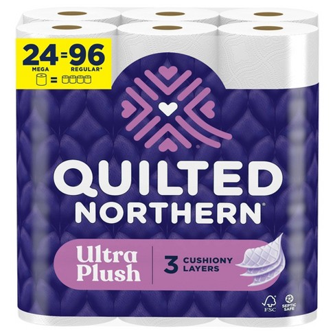 Quilted Northern Ultra Plush Toilet Paper - 24 Mega Rolls : Target 