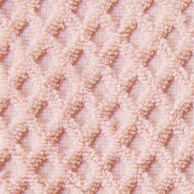 Blush Cotton Diamond Textured Quick-Dry Hand Towels Set