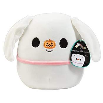 Squishmallow 8" Nightmare Before Christmas Zero Dog - Official Kellytoy Halloween Holiday Plush - Cute and Soft Stuffed Animal Toy