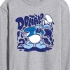 Men's - Disney - Donald Drip Long Sleeve Graphic T-Shirt - 2 of 4