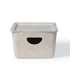 Felt Storage with Lid Beige - Bullseye's Playground™ - 4 of 4