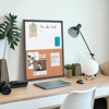 Maxtek Message Center Combination Bulletin Cork Board Magnetic Dry Erase Whiteboard for Homeschool Office - 4 of 4