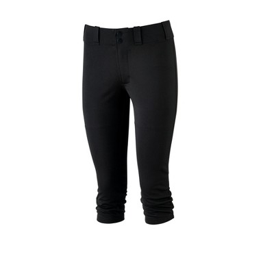 Mizuno Girl's Prospect Softball Pant Youth - Girls Size Medium In Color  Black (9090) : Target