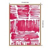 Amanti Art Custom Red Stripes I by Jodi Fuchs Canvas Wall Art Print Framed 18 x 24-in. - 4 of 4
