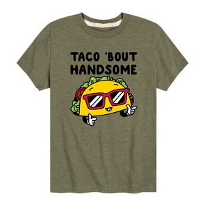 Boys' - Instant Message - Taco 'Bout Handsome Short Sleeve Graphic T-Shirt - 1 of 4