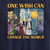 Boys' - Disney - One Wish Can Change The World Graphic Long Sleeve Fleece Sweatshirt - 2 of 4