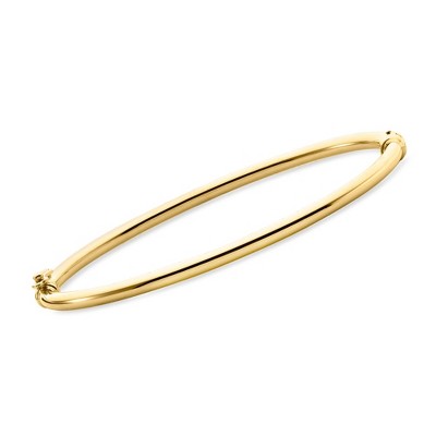 Ross-Simons Italian 10kt Yellow Gold Polished Bangle Bracelet