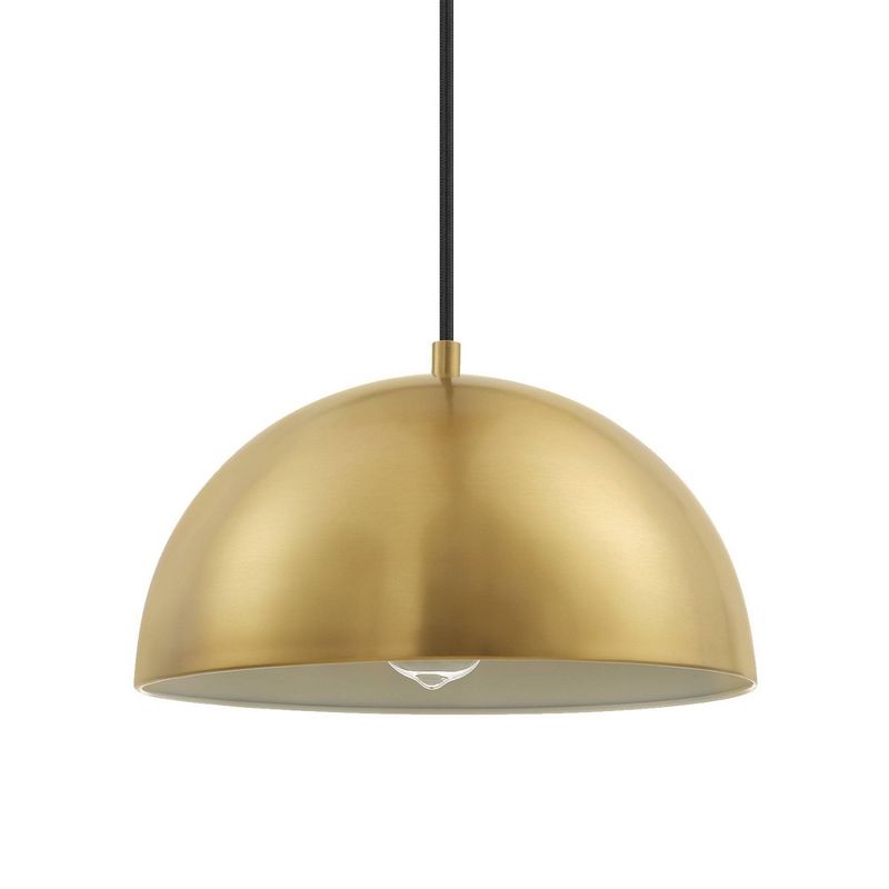 Novogratz X Globe Hazel 1-Light Matte Brass Pendant Lighting - Globe Electric, 4 of 10