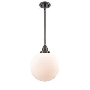 Beacon - 1 Light Stem Hung Mini Pendant In Industrial Style-14.13 Inches Tall and 10 Inches Wide - 1 of 1