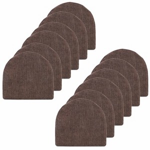 U-Shape High Density Memory Foam Chair Pads with Ties by Sweet Home Collection® - 1 of 4