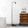 60" Iron/Seeded Glass Axel Farmhouse Industrial Floor Lamp (Includes LED Light Bulb) Black - JONATHAN Y: Cylinder Shade - 4 of 4
