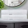Luxury Cotton Solid Medium Weight Bath Towel Set by Blue Nile Mills - 2 of 4