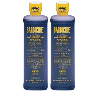 Barbicide by King Research Disinfectant (16 oz) Sterilizer | For Stylist, Salon, Barber Shops & Pet Groomers (PACK OF 2) - 1 of 3