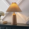 JONATHAN Y Arvid 20.5" Rustic Scandinavian Resin/Iron Lighthouse Table Lamp: Beige Linen Shade, UL Listed, 2700K - 2 of 4
