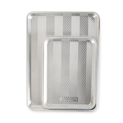 Nordic Ware Naturals 2pc Aluminum Eighth Sheet Set Silver : Target