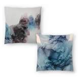 Americanflat Lasting Impressions and Visable Darkness Ii by Emma Thomas Set of 2 Throw Pillows