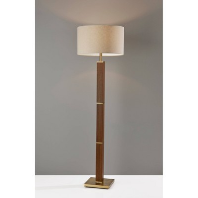 Kona Floor Lamp Antique Brass - Adesso