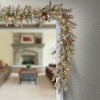 9" Prelit Flocked Dunhill Fir Artificial Garland with Pine Cones and Berries Clear Lights - National Tree Company - 2 of 4