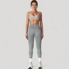 Anna-Kaci Women's Seamless Ribbed High Waist Full Length Leggings with Compression Fit - 4 of 4