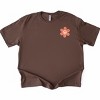 Simply Sage Market S.W.Smiley Checkered Mama Flowers Heavyweight Tee - 3 of 4
